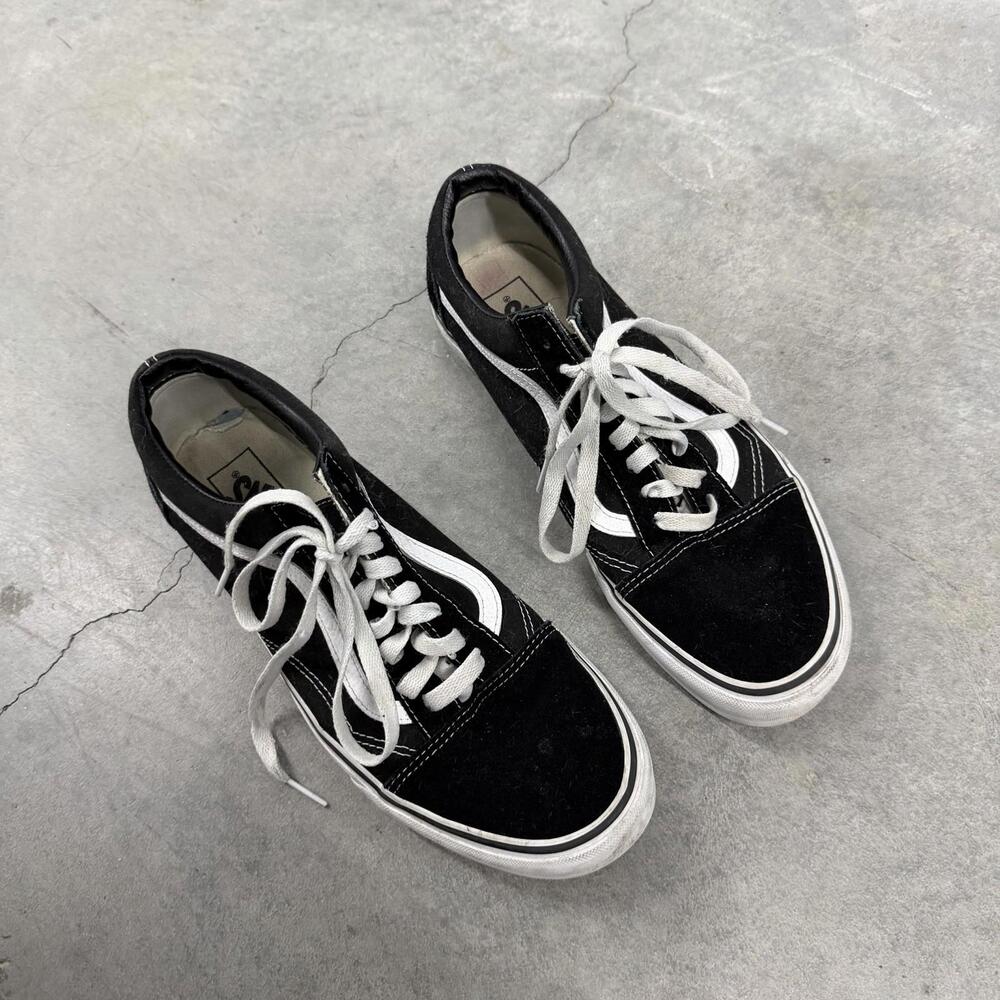 VANS Old Skool Black/White Gum Soles M10/W12 Skateboard Shoes